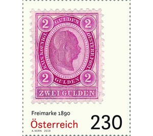 Series: Classic Edition - Postage stamps 1890  - Austria / II. Republic of Austria 2019 - 230 Euro Cent