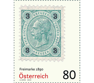 Series: Classic Edition - Postage stamps 1890  - Austria / II. Republic of Austria 2019 - 80 Euro Cent