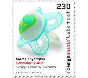 Series: Design in Austria - MAM soother  - Austria / II. Republic of Austria 2019 - 230 Euro Cent