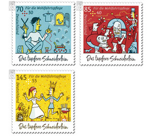 Series "For Charity" - Grimms' Fairy Tales - The Brave Little Tailor - "With the giants"  - Germany / Federal Republic of Germany 2019 Set