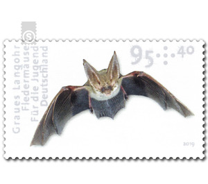 Series "For the Youth" - Bats - Grey long-eared bat  - Germany / Federal Republic of Germany 2019 - 95 Euro Cent