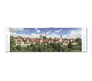 Series "Germany's most beautiful panoramas" - Rothenburg on the Tauber (stamp 2) - Germany / Federal Republic of Germany 2019 Set