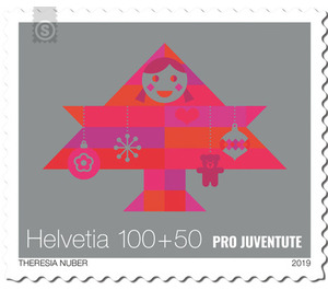 Series "Pro Juventute" - 30 years Children's rights - Bringing joy  - Switzerland 2019 - 100 Rappen