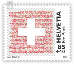 Series Pro Patria - The Swiss flag - The Red  - Switzerland 2019 - 85 Rappen