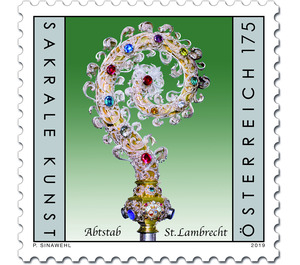 Series: Religious art in Austria - The St. Lambrecht Abbot's Staff  - Austria / II. Republic of Austria 2019 - 175 Euro Cent
