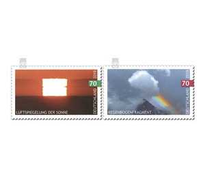 Series "Sky Events" - Rainbow Fragment, self-adhesive - Germany / Federal Republic of Germany 2019 Set