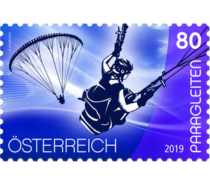 Series: Sports - Sport and air - paragliding  - Austria / II. Republic of Austria 2019 - 80 Euro Cent