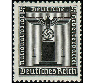 Service stamp series: official stamps of the party  - Germany / Deutsches Reich 1938 - 1 Reichspfennig