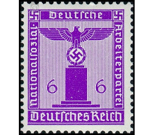 Service stamp series: official stamps of the party  - Germany / Deutsches Reich 1942 - 6 Reichspfennig