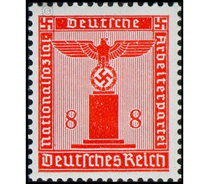 Service stamp series: official stamps of the party  - Germany / Deutsches Reich 1942 - 8 Reichspfennig