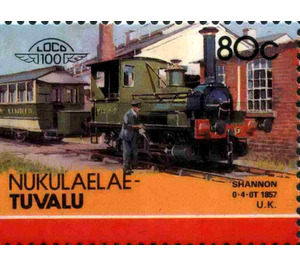 Shannon 0-4-0T 1857 UK - Polynesia / Tuvalu, Nukulaelae 1986