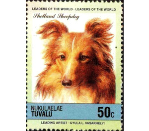 Shetland Sheepdog (Canis lupus familiaris) - Polynesia / Tuvalu, Nukulaelae 1985