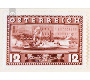 shipping  - Austria / I. Republic of Austria 1937 - 12 Groschen