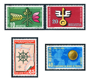 shipping  - Switzerland 1954 Set