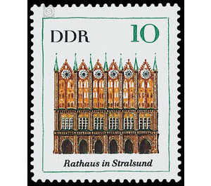 Significant structures  - Germany / German Democratic Republic 1967 - 10 Pfennig