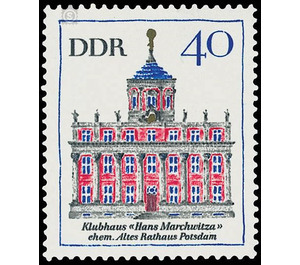 Significant structures  - Germany / German Democratic Republic 1967 - 40 Pfennig