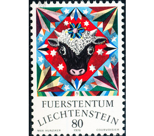 Signs of the zodiac  - Liechtenstein 1976 - 80 Rappen