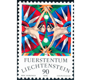 Signs of the zodiac  - Liechtenstein 1976 - 90 Rappen