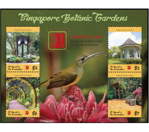 "SINGPEX 2019" - Botanic garden of Singapore - Caribbean / Saint Vincent and The Grenadines 2019