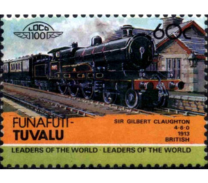 Sir Gilbert Claughton 4-6-0 1913 British - Polynesia / Tuvalu, Funafuti 1984