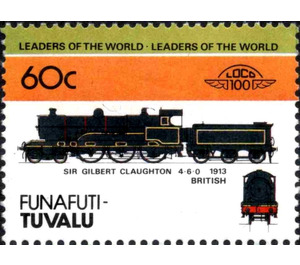 Sir Gilbert Claughton 4-6-0 1913 British - Polynesia / Tuvalu, Funafuti 1984