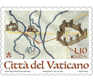 Sixth Century Map of Colonia Iulia - Vatican City 2020 - 1.10