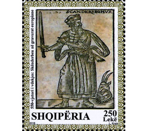 Skanderbeg with sword - Albania 2018 - 250