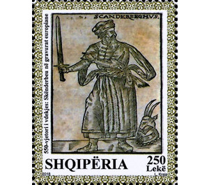 Skanderbeg with sword - Albania 2018 - 250