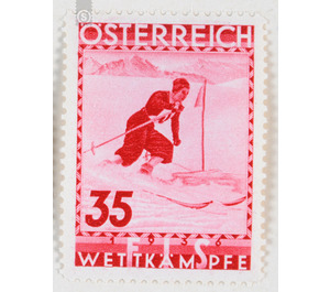 slalom  - Austria / I. Republic of Austria 1936 - 35 Groschen