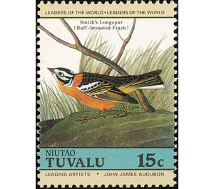 Smith's Longspur (Calcarius Pictus) - Polynesia / Tuvalu, Niutao 1985