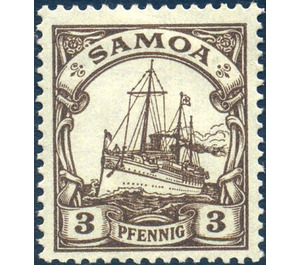 SMS Hohenzollern - Polynesia / Samoa, German Administration 1900 - 3