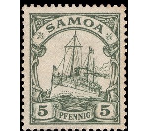 SMS Hohenzollern - Polynesia / Samoa, German Administration 1900 - 5