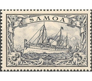 SMS Hohenzollern - Polynesia / Samoa, German Administration 1901 - 3