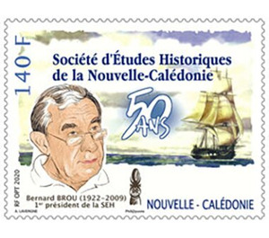 Society of Historical Studies of New Caledonia, 50th Anniv - Melanesia / New Caledonia 2020