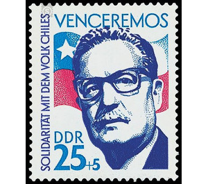 Solidarity with the Chilean people  - Germany / German Democratic Republic 1973 - 25 Pfennig