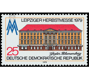 Sondrbriefmarken series Leipzig Autumn Fair: Leipzig Autumn Fair 1979  - Germany / German Democratic Republic 1979 - 25 Pfennig