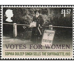 Sophia Duleep Singh sells The Suffragette, 1913 - United Kingdom 2018 - 1.57