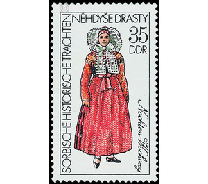 Sorbian historical costumes  - Germany / German Democratic Republic 1977 - 35 Pfennig