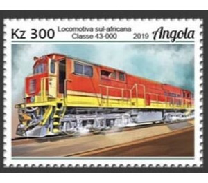 South African Locomotive Class 43 0-0-0 - Central Africa / Angola 2019 - 300
