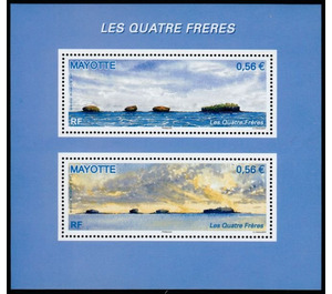 Souvenir sheet "The islands of the four brothers" - East Africa / Mayotte 2009