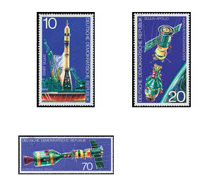 Soviet-American space travel entrepreneurs Soyuz-Apollo  - Germany / German Democratic Republic 1975 Set