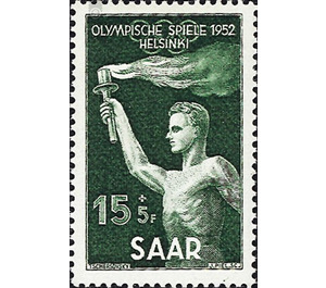 Special edition for the 1952 Olympic Games in Helsinki - Germany / Saarland 1952 - 1,500 Pfennig