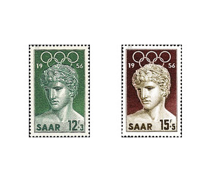 Special edition for the 1956 Olympic Games in Melbourne - Germany / Saarland 1956 Set