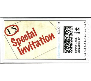 Special Invitation and circled 15 on calendar - United States of America 2009