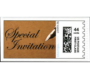 Special Invitation and pen nib - United States of America 2009