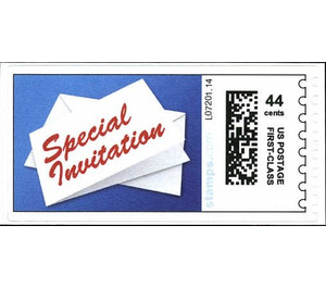 Special Invitation on card on envelope - United States of America 2009