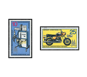 Special postage stamp series Leipziger Herbstmesse: Leipziger Herbstmesse 1975  - Germany / German Democratic Republic 1975 Set