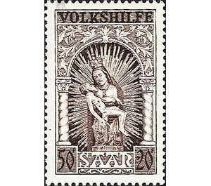 Special stamp series: Charity issue in favor of Volkshilfe - Germany / Saarland 1949 - 50 Franc