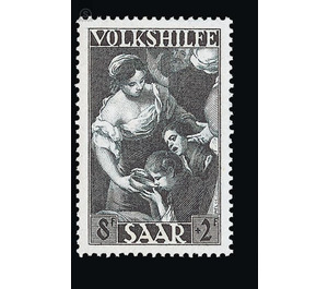 Special stamp series: Charity issue in favor of Volkshilfe - Germany / Saarland 1949 - 8 franc