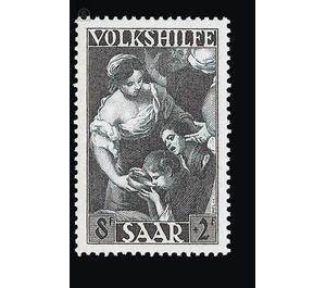 Special stamp series: Charity issue in favor of Volkshilfe - Germany / Saarland 1949 - 8 franc
